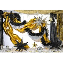 Palloncino in Foil 37" Multi-Balloons Stella Argento 3D "Star" Stelle 3D