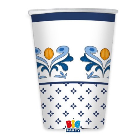 Bicchiere di Carta 200ml decorato "Capri" 8pz Capri