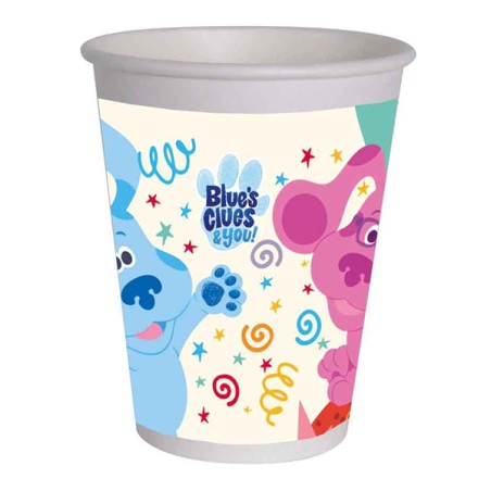 Bicchiere di Carta 255ml Compostabile "Blue's Clues & You" 8pz Blue's Clues