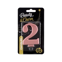 Candelina 8cm Rose Gold Metallizzato N.2 Rose Gold Metallizzato 8cm