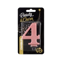 Candelina 8cm Rose Gold Metallizzato N.4 Rose Gold Metallizzato 8cm