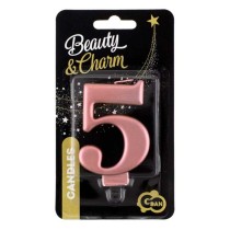 Candelina 8cm Rose Gold Metallizzato N.5 Rose Gold Metallizzato 8cm
