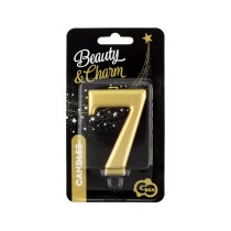 Candelina 8cm Oro Metallizzato N.7 Oro Soft Metallizzato 8cm