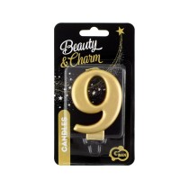 Candelina 8cm Oro Metallizzato N.9 Oro Soft Metallizzato 8cm