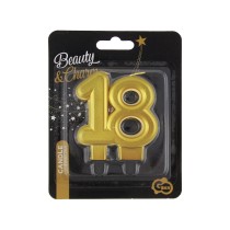 Candelina 8cm Oro Metallizzato N.18 Oro Soft Metallizzato 8cm