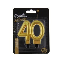 Candelina 8cm Oro Metallizzato N.40 Oro Soft Metallizzato 8cm