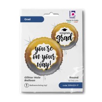 Palloncino in Foil 18" Laurea "Ombre Grad" Laurea Grabo
