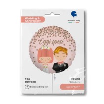 Palloncino in Foil 18" Matrimonio "Oggi Sposi" Amore, Matrimonio o Anniversario Grabo