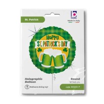 Palloncino in Foil 18" Happy St. Patrick's Day Giornate Speciali Grabo