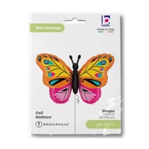 Palloncino in Foil 30" Super Shape Farfalla "Colorful Butterfly" Animali Grabo
