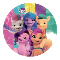 Piatto di Carta 23cm con My Little Pony 8pz My Little Pony
