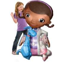 Palloncino in Foil 46" Air Walker Dottoressa Peluche Dottoressa Peluche