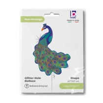 Palloncino in Foil 42" Super Shape Pavone "Peacock" Animali Grabo