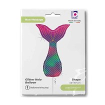 Palloncino in Foil 46" Super Shape Coda Sirena "Glitter Mermaid" Pesci e Mare Grabo