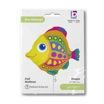 Palloncino in Foil 27" Super Shape Pesce "Chip Fish" Pesci e Mare Grabo