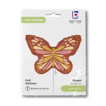 Palloncino in Foil 35" Super Shape Farfalla "Boho Butterfly" Animali Grabo