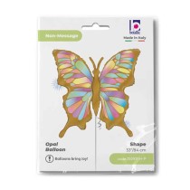 Palloncino in Foil 33" Super Shape Farfalla "Opal Butterfly" Animali Grabo