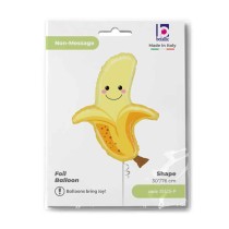 Palloncino in Foil 30" Super Shape Banana Natura Grabo