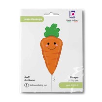 Palloncino in Foil 31" Super Shape Carota "Carrot" Natura Grabo