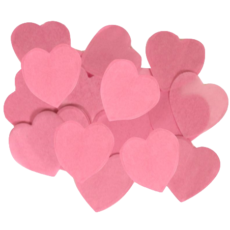 Confetti in Carta Velina Cuori Rosa 100gr Coordinati Tavola Oaktree