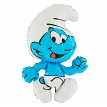 Palloncino in Foil 14" Mini Shape Puffo "Smurfs" Personaggi Grabo
