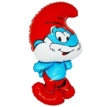 Palloncino in Foil 14" Mini Shape Grande Puffo "Smurfs" Personaggi Grabo