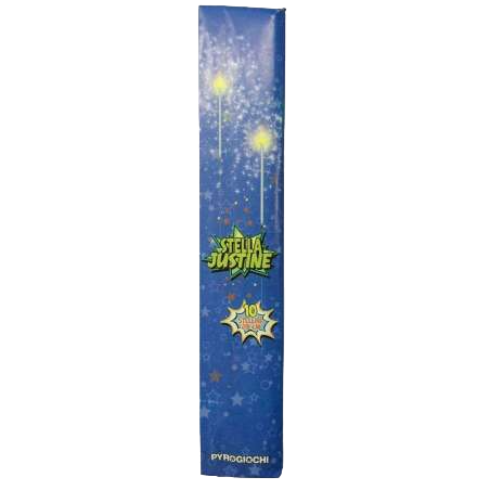 Scintilla 28cm "Stella Justine" 10pz Articoli pirotecnici