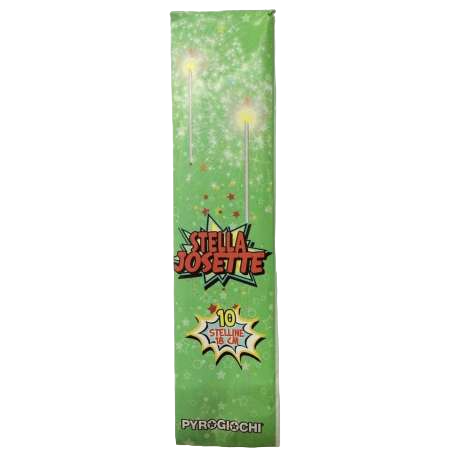 Scintilla 18cm "Stella Josette" 10pz Articoli pirotecnici