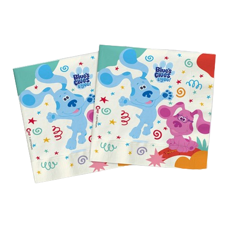 Tovagliolo di Carta 33x33cm con "Blue's Clues & You" 20pz Blue's Clues