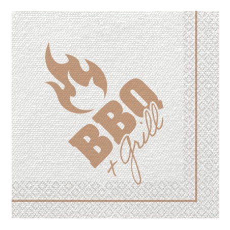 Tovagliolo di Carta 33x33cm Grigliata "BBQ & Grill Party" 16pz BBQ & Grill Party