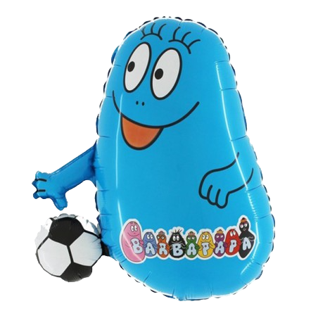 Palloncino in Foil 30" Super Shape Barbapapà "Barbabravo Azzurro" Personaggi Grabo