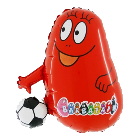 Palloncino in Foil 30" Super Shape Barbapapà "Barbabravo Rosso" Personaggi Grabo