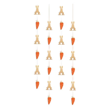 Decorazioni Pendenti Pasqua "Easter Bunny" 4pz Addobbi e Accessori Pasqua