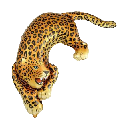 Palloncino in Foil 42" Super Shape Leopardo "Savage Leopard" Palloncini Tema Giungla