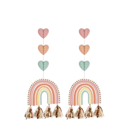 Decorazione Pendenti Arcobaleno "Boho Rainbow" 2pz Arcobaleno "Boho Rainbow"