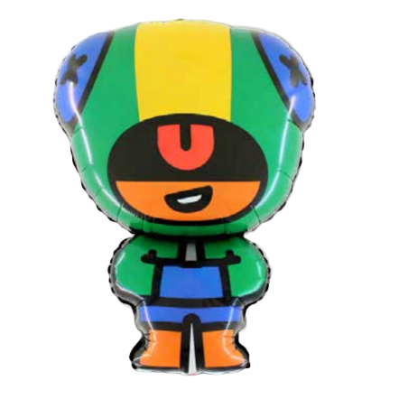 Palloncino in Foil 32" Super Shape Leon "Brawl Stars" Personaggi Grabo