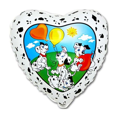 Palloncino in Foil 18" Dalmata Garden Bianco Personaggi Grabo