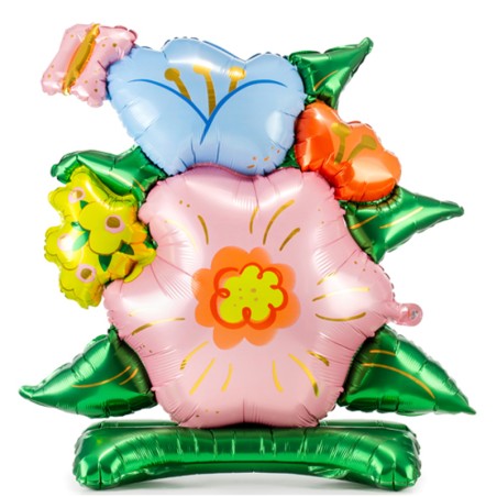 Palloncino in Foil 46" Standups Bouquet di Fiori "Flowers" Piante e Fiori