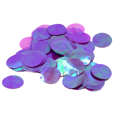 Confetti in Foil Tondi Iridescente Rosa Metallizzato 15gr Confetti Tondi