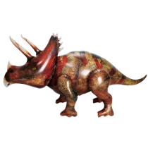 Palloncino in Foil 45" Super Shape 4D Dinosauro "Triceratopo" Draghi e Dinosauri