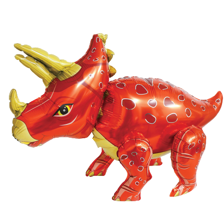 Palloncino in Foil 27" Super Shape 4D Dinosauro "Triceratopo" Draghi e Dinosauri