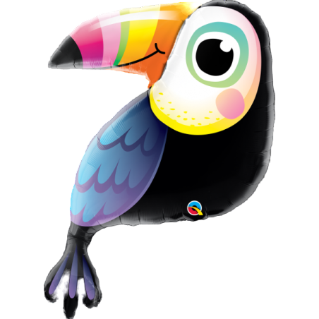 Palloncino in Foil 41" Super Shape Tucano "Toucan Colourful" Tucano "Toucan"
