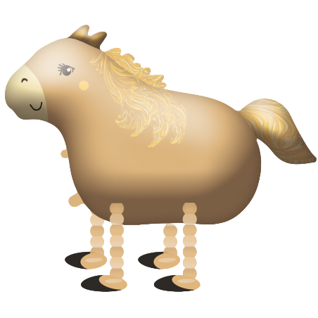 Palloncino in Foil 38" Pet Walker Cavallo "Horse" Pet Walker