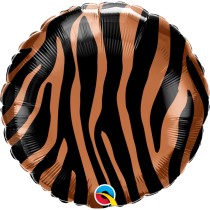 Palloncino in Foil 18" Stampato Tigre "Tiger Stripes Pattern" Animal Print "Safari"