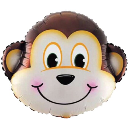 Palloncino in Foil 25" Super Shape Scimmietta Animali (Giungla e Bosco)