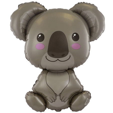Palloncino in Foil 14" Mini Shape Koala Animali (Giungla e Bosco)