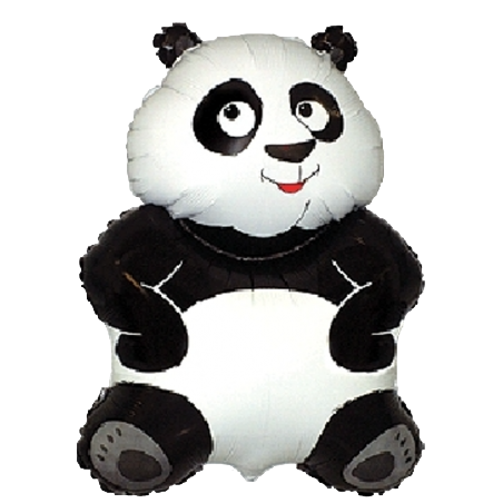 Palloncino in Foil 14" Mini Shape Panda Animali (Giungla e Bosco)