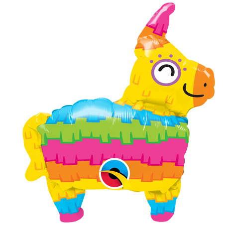 Palloncino in Foil 14" Mini Shape Lama Multicolor Animali (Giungla e Bosco)