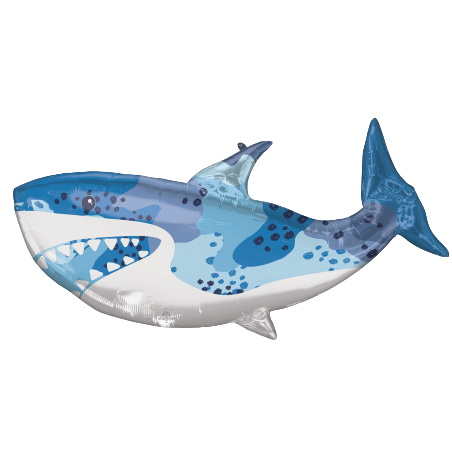 Palloncino in Foil 38" Super Shape Squalo "Shark" Pesci e Mare