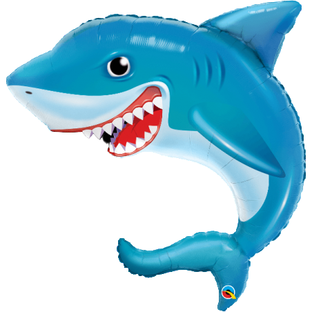 Palloncino in Foil 36" Super Shape Squalo "Smilin Shark" Pesci e Mare